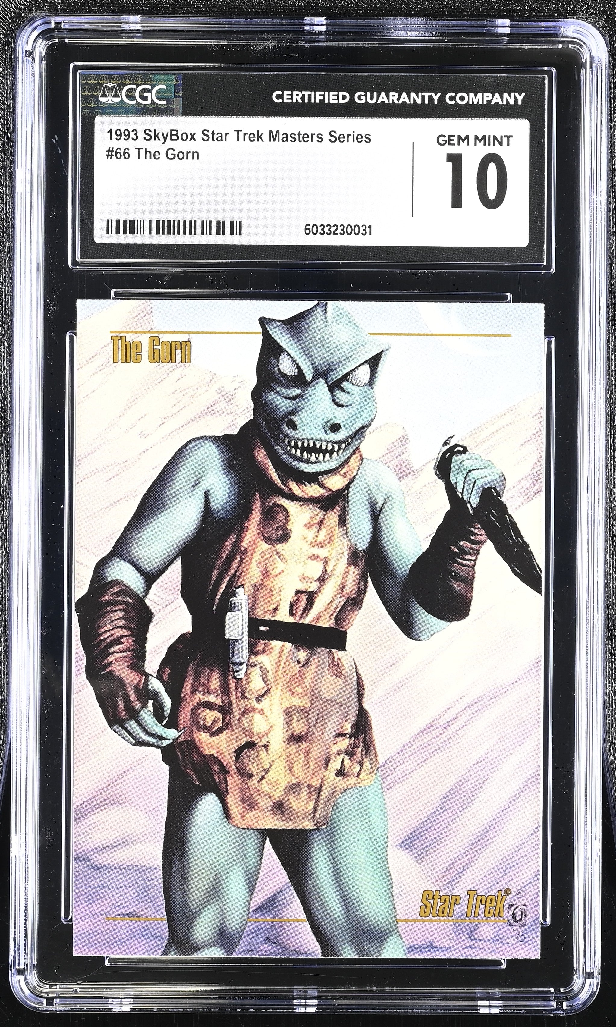 The Gorn - 1993 StarTrek Master Series Skybox - CGC Graded